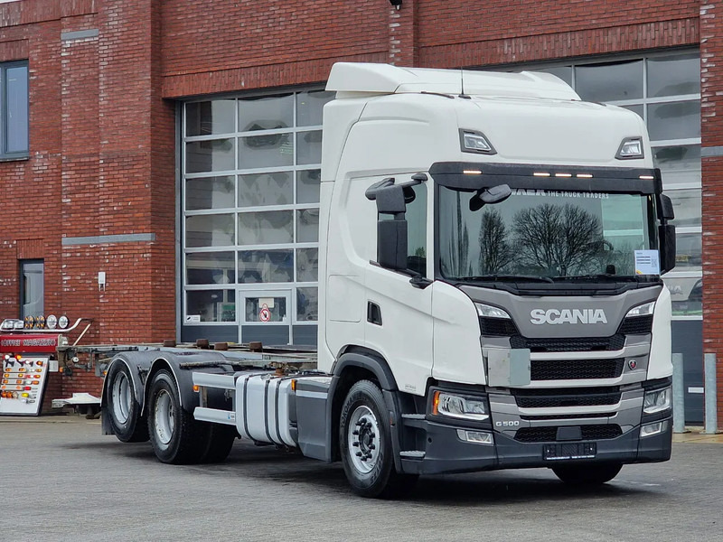 Scania G500 NGS Highline 6x2 - BDF - 4.75 WB - Retarder - Full air - Leather - Led - Kontejnérový podvozek/ Výměnná nástavba: obrázek 1 Scania G500 NGS Highline 6x2 - BDF - 4.75 WB - Retarder - Full air - Leather - Led - Kontejnérový podvozek/ Výměnná nástavba: obrázek 1