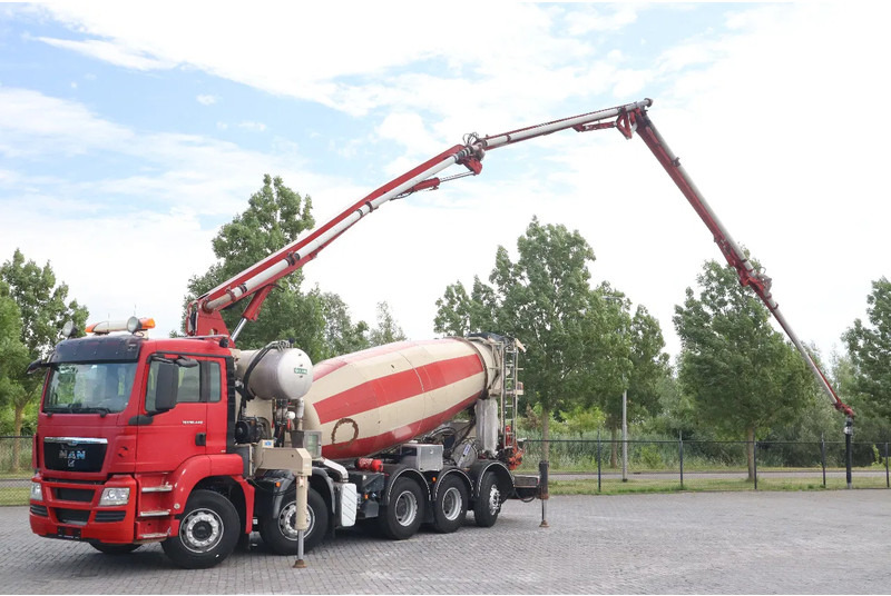 MAN TGS 50.440 | 10X4*6 | SARAKA 28 METER | 8M3 MIXER - Autočerpadlo: obrázek 1 MAN TGS 50.440 | 10X4*6 | SARAKA 28 METER | 8M3 MIXER - Autočerpadlo: obrázek 1