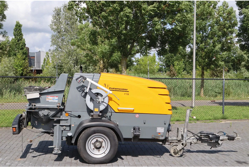 Putzmeister P718 TD | CONCRETE PUMP | LOW HOURS - Stacionární čerpadlo betonu: obrázek 1 Putzmeister P718 TD | CONCRETE PUMP | LOW HOURS - Stacionární čerpadlo betonu: obrázek 1