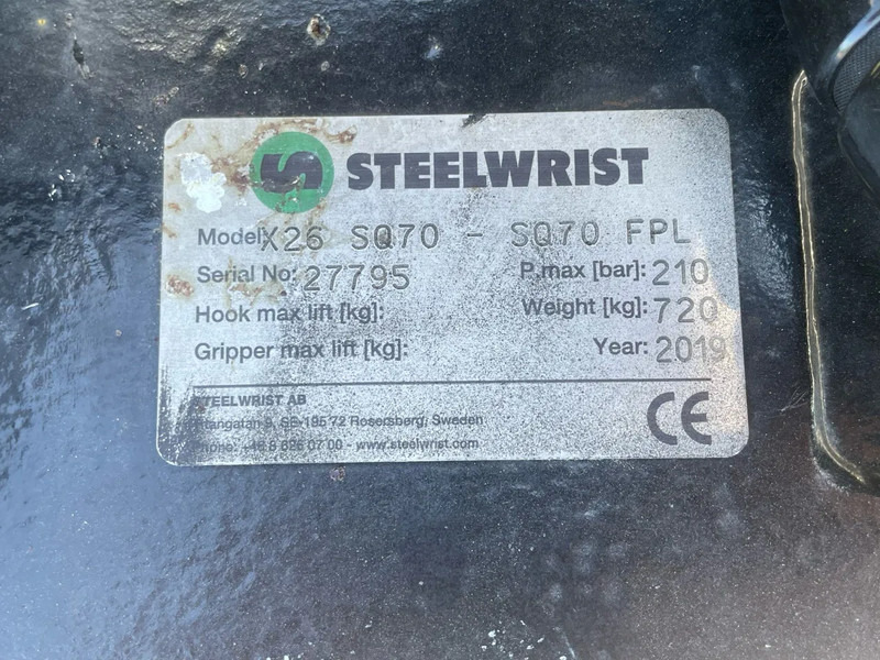 Tiltrotátor pro Stavební technika STEELWRIST X26 SQ70 | S70 | OILQUICK | ROTOTILT | NEW / UNUSED: obrázek 17