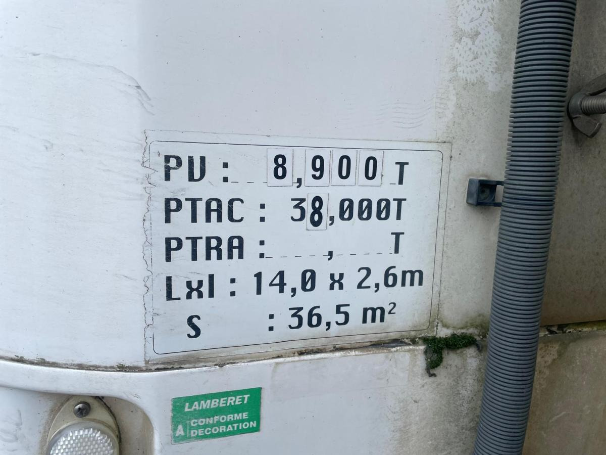 Chladírenský návěs Lamberet: obrázek 7 Chladírenský návěs Lamberet: obrázek 7