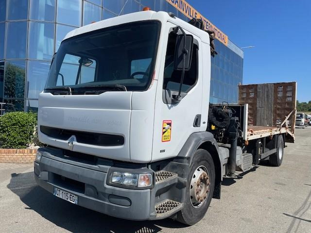 Renault Premium 250 - Nákladní automobil valníkový/ Plošinový, Auto s hydraulickou rukou: obrázek 1 Renault Premium 250 - Nákladní automobil valníkový/ Plošinový, Auto s hydraulickou rukou: obrázek 1