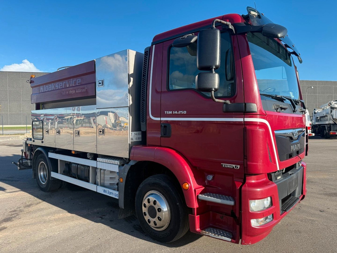 MAN TGM 14.250 VM-Tarm Stainless Steel 5600 l. Kombi - Čistič odpadových jam: obrázek 2 MAN TGM 14.250 VM-Tarm Stainless Steel 5600 l. Kombi - Čistič odpadových jam: obrázek 2