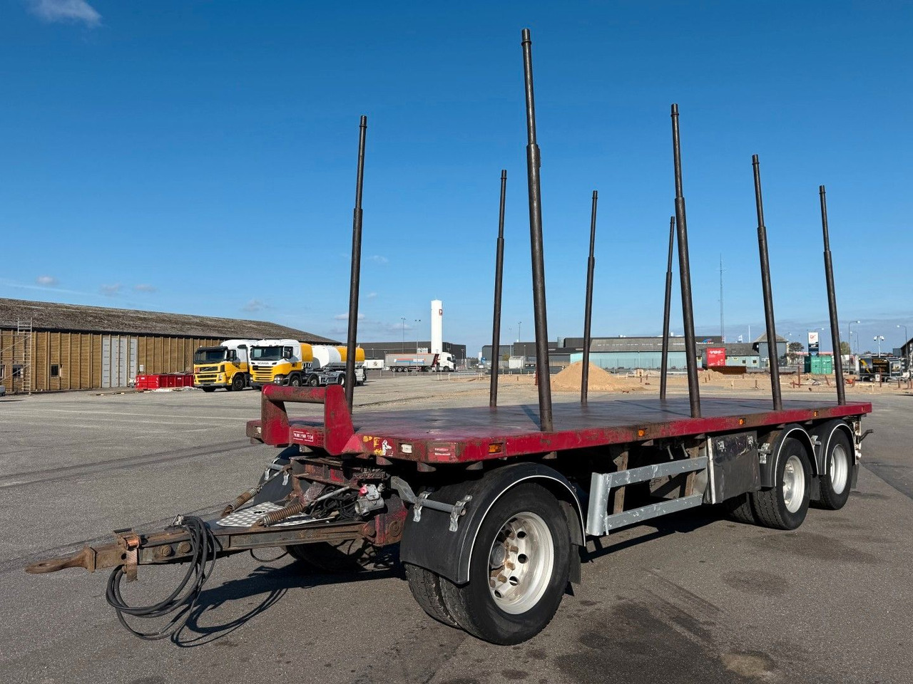 Menke-Janzen 24 t. 3 axle Woodtransport / Holztransport - Klanicový přívěs: obrázek 1 Menke-Janzen 24 t. 3 axle Woodtransport / Holztransport - Klanicový přívěs: obrázek 1