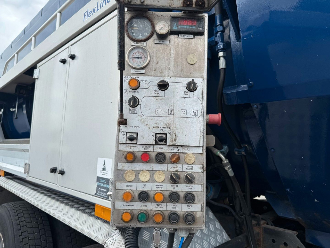Čistič odpadových jam Mercedes-Benz Actros 2636 6x4 RHD Hvidtved Larsen Flexline 312: obrázek 11