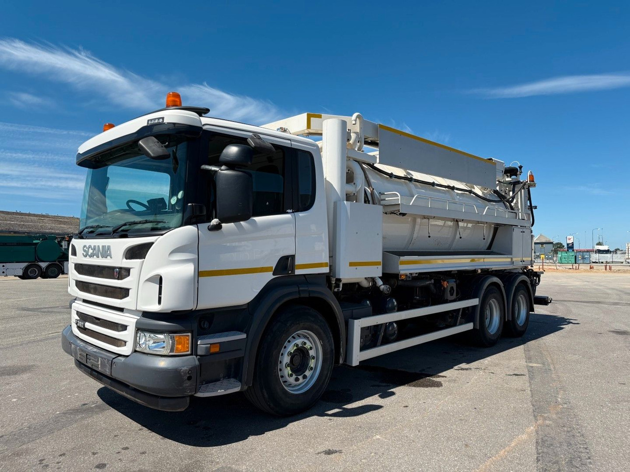 Scania P360 6x4 RHD Hvidtved Larsen FlexLine 312 - Čistič odpadových jam: obrázek 1 Scania P360 6x4 RHD Hvidtved Larsen FlexLine 312 - Čistič odpadových jam: obrázek 1