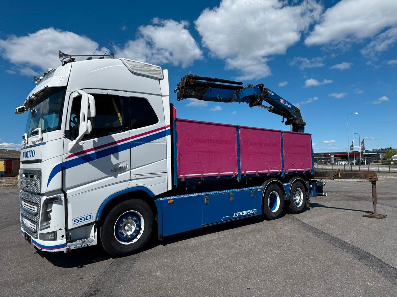 Volvo FH 16.550 6x24 / Crane HMF 3220K4 Euro 6 - Auto s hydraulickou rukou: obrázek 2 Volvo FH 16.550 6x24 / Crane HMF 3220K4 Euro 6 - Auto s hydraulickou rukou: obrázek 2