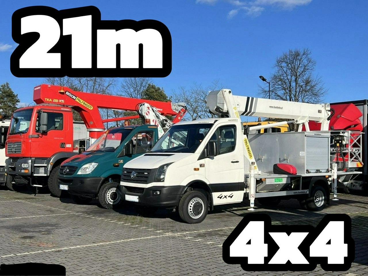 Iveco Volkswagen Crafter 4x4 Zwyżka 21m Palfinger P210BK JIP-Ogon udt - Autoplošina: obrázek 1 Iveco Volkswagen Crafter 4x4 Zwyżka 21m Palfinger P210BK JIP-Ogon udt - Autoplošina: obrázek 1