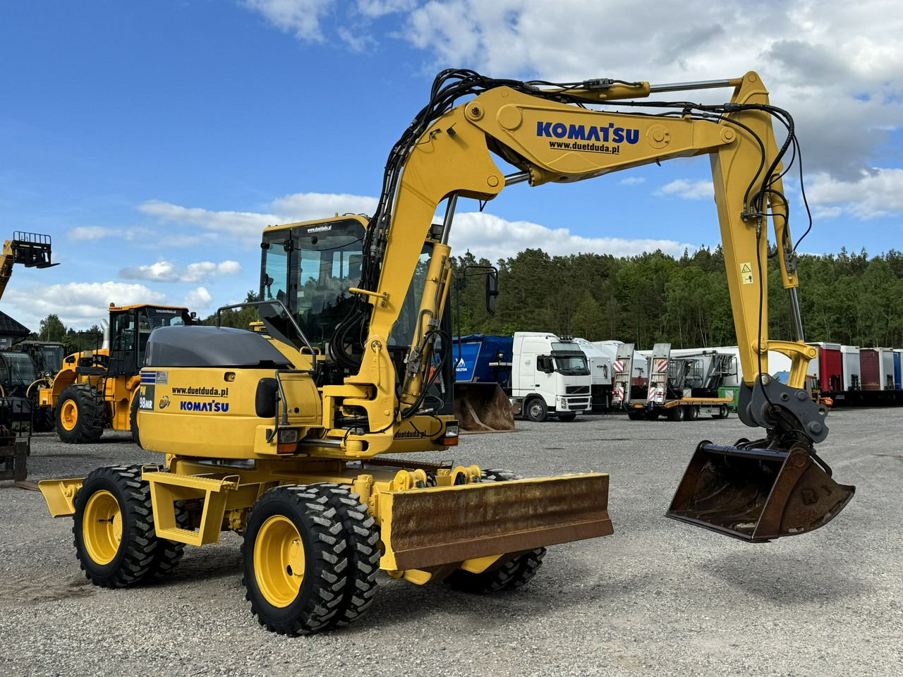 Komatsu PW 98 MR 8 Pług + Podpory 10ton Szybkozłącze - Kolesové rýpadlo: obrázek 2 Komatsu PW 98 MR 8 Pług + Podpory 10ton Szybkozłącze - Kolesové rýpadlo: obrázek 2