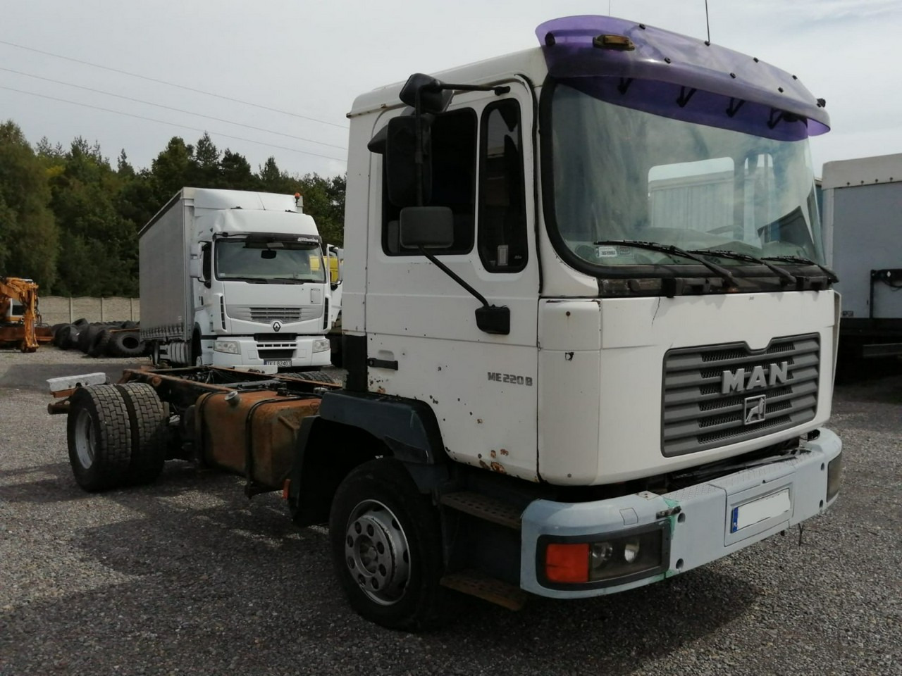 MAN ME 220B 4x2 Rama do zabudowy Sprawny !!! - Podvozek s kabinou: obrázek 2 MAN ME 220B 4x2 Rama do zabudowy Sprawny !!! - Podvozek s kabinou: obrázek 2