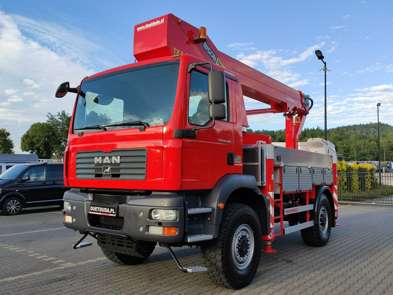 MAN TGM 18.280 4x4 Zwyżka Bison Palfinger TKA 28 Podnośnik Koszowy - Autoplošina: obrázek 4 MAN TGM 18.280 4x4 Zwyżka Bison Palfinger TKA 28 Podnośnik Koszowy - Autoplošina: obrázek 4