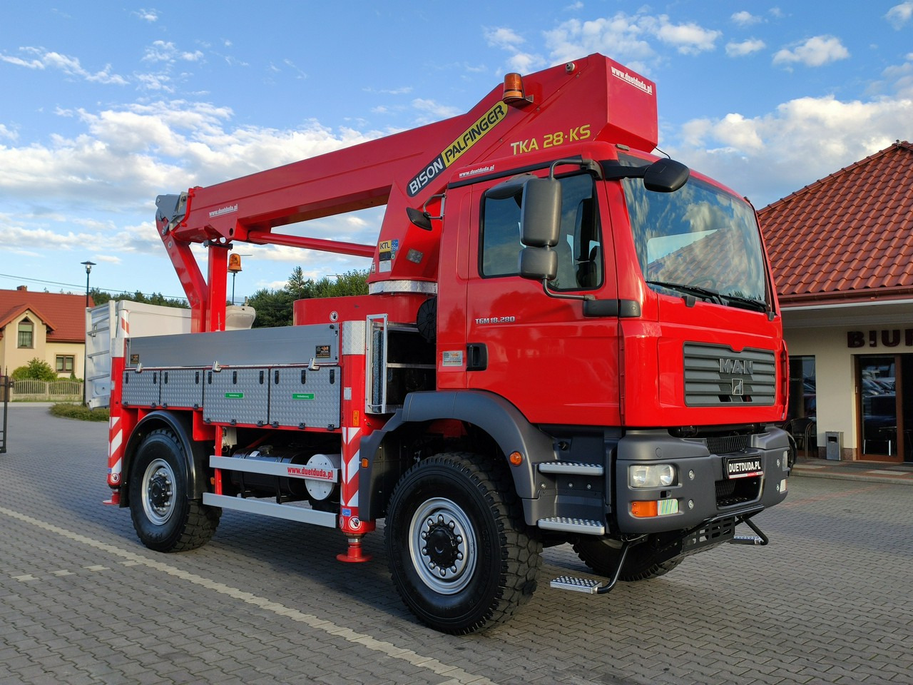MAN TGM 18.280 4x4 Zwyżka Bison Palfinger TKA 28 Podnośnik Koszowy - Autoplošina: obrázek 2 MAN TGM 18.280 4x4 Zwyżka Bison Palfinger TKA 28 Podnośnik Koszowy - Autoplošina: obrázek 2