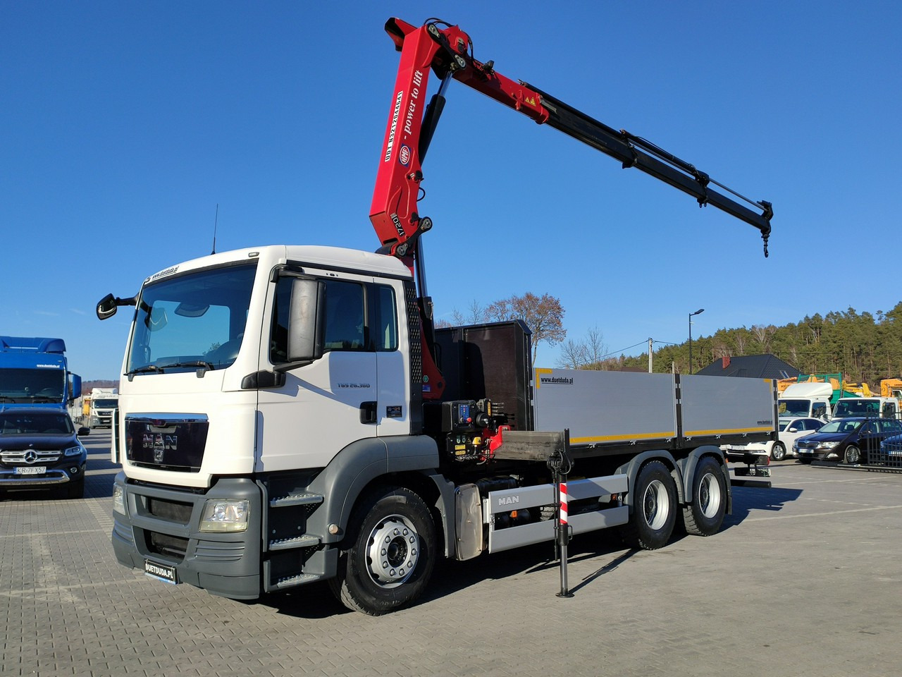 MAN TGS 26.360 6x4 - Nákladní automobil valníkový/ Plošinový, Auto s hydraulickou rukou: obrázek 1 MAN TGS 26.360 6x4 - Nákladní automobil valníkový/ Plošinový, Auto s hydraulickou rukou: obrázek 1