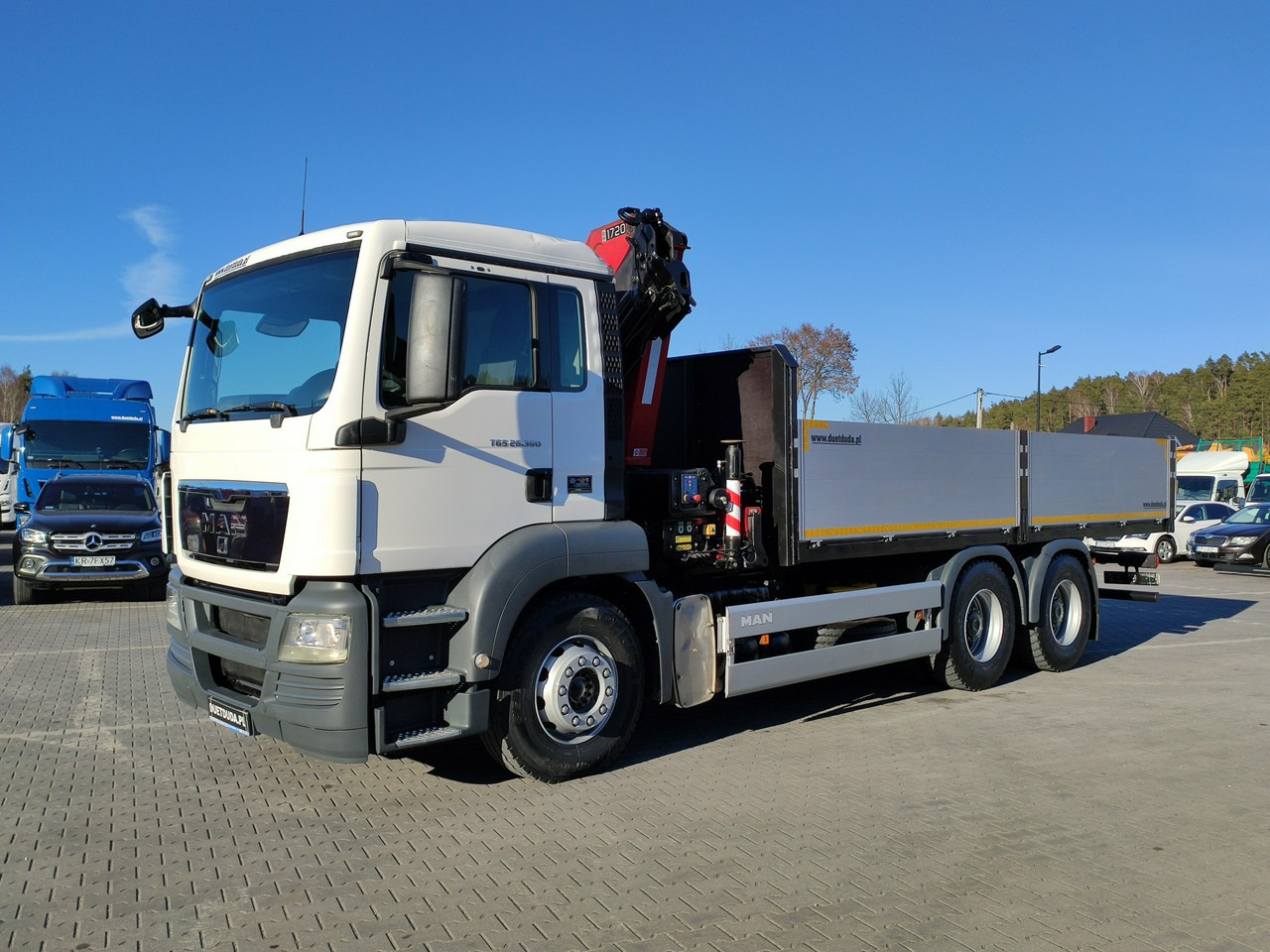 MAN TGS 26.360 6x4 - Nákladní automobil valníkový/ Plošinový, Auto s hydraulickou rukou: obrázek 2 MAN TGS 26.360 6x4 - Nákladní automobil valníkový/ Plošinový, Auto s hydraulickou rukou: obrázek 2