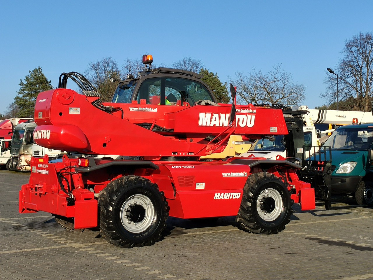 Teleskopický manipulátor Manitou MRT 1850 ROTO Teleskopowa Obrotowa Dźwig 2150,2140,2540: obrázek 16
