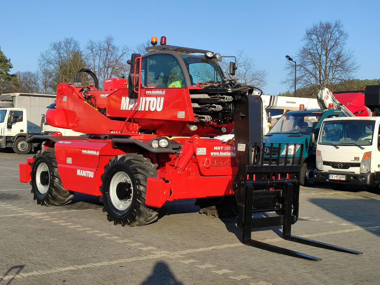 Teleskopický manipulátor Manitou MRT 1850 ROTO Teleskopowa Obrotowa Dźwig 2150,2140,2540: obrázek 12