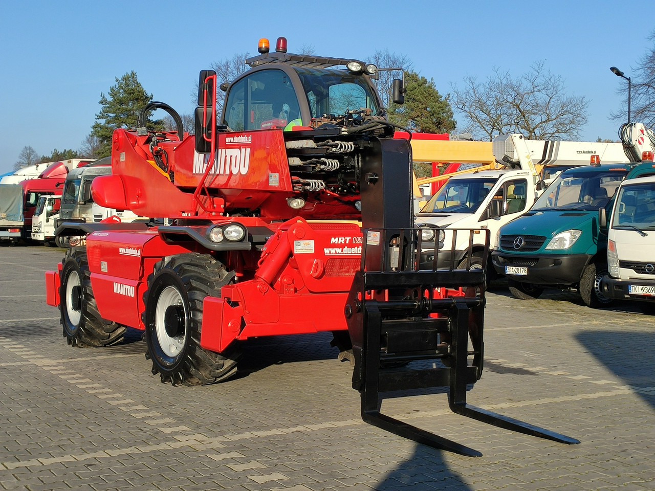 Teleskopický manipulátor Manitou MRT 1850 ROTO Teleskopowa Obrotowa Dźwig 2150,2140,2540: obrázek 8