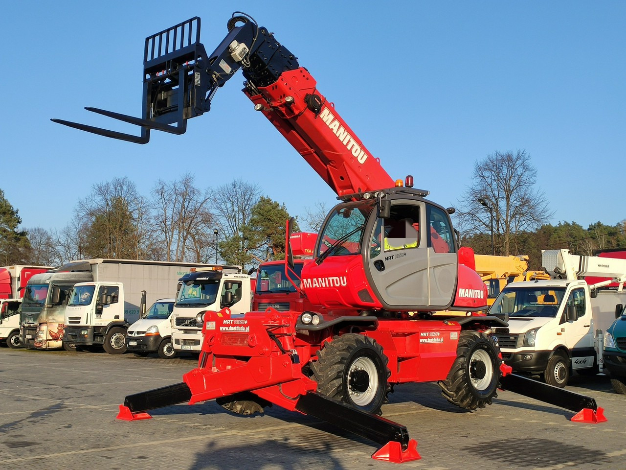 Teleskopický manipulátor Manitou MRT 1850 ROTO Teleskopowa Obrotowa Dźwig 2150,2140,2540: obrázek 9