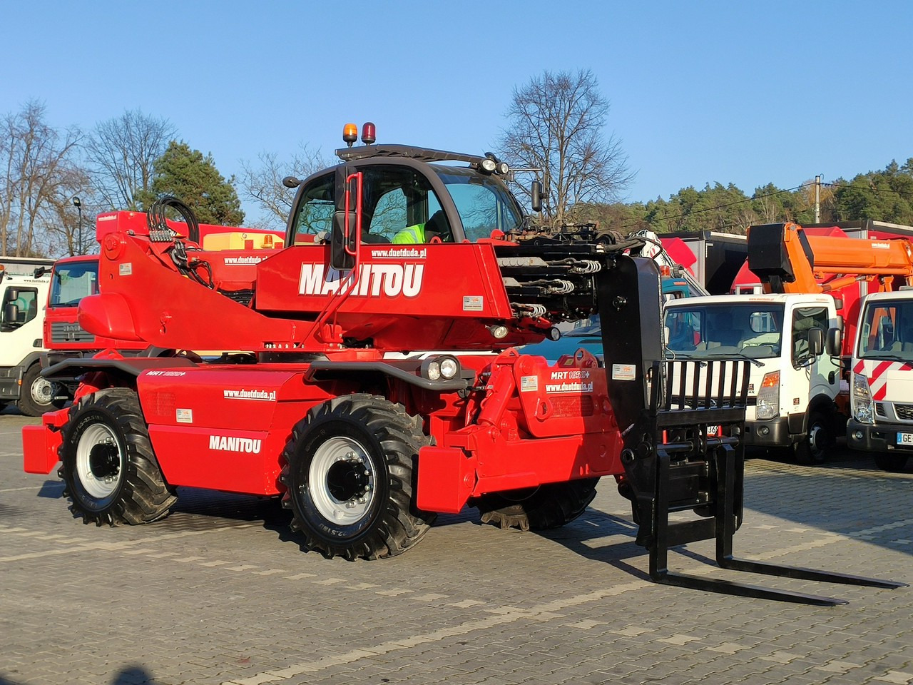 Teleskopický manipulátor Manitou MRT 1850 ROTO Teleskopowa Obrotowa Dźwig 2150,2140,2540: obrázek 6