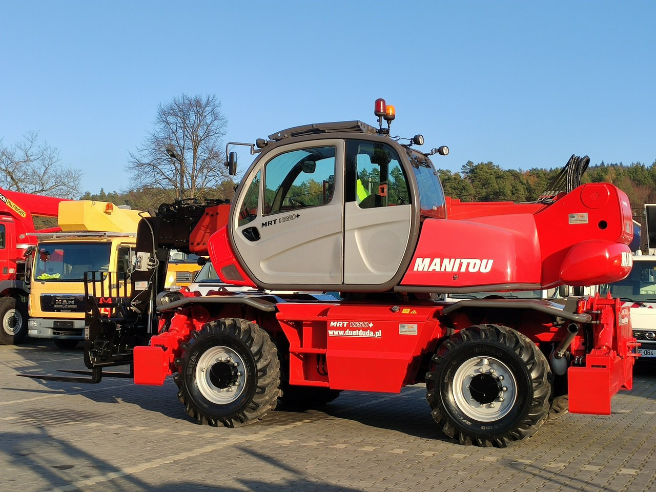 Teleskopický manipulátor Manitou MRT 1850 ROTO Teleskopowa Obrotowa Dźwig 2150,2140,2540: obrázek 15