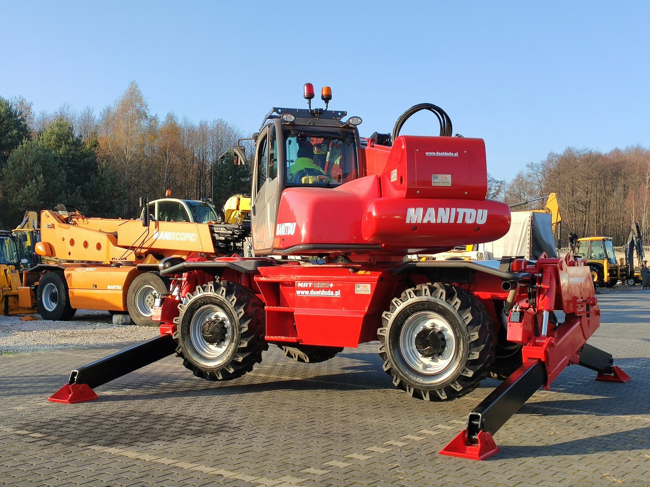 Teleskopický manipulátor Manitou MRT 1850 ROTO Teleskopowa Obrotowa Dźwig 2150,2140,2540: obrázek 20