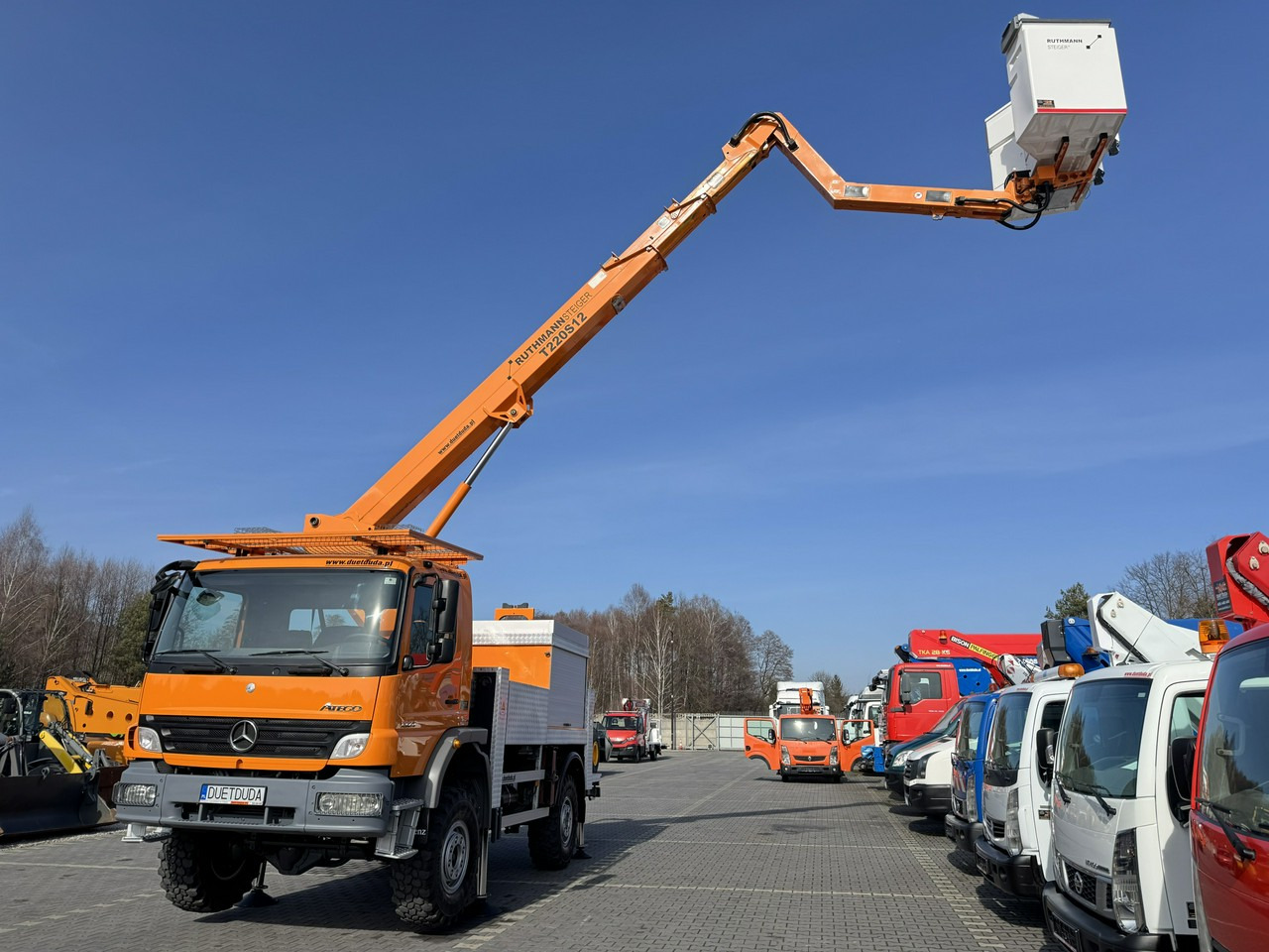 Mercedes Atego 1324 4x4 Zwyżka RUTHMANN STEIGER T220S12 Podnośnik Koszowy - Autoplošina: obrázek 1 Mercedes Atego 1324 4x4 Zwyżka RUTHMANN STEIGER T220S12 Podnośnik Koszowy - Autoplošina: obrázek 1