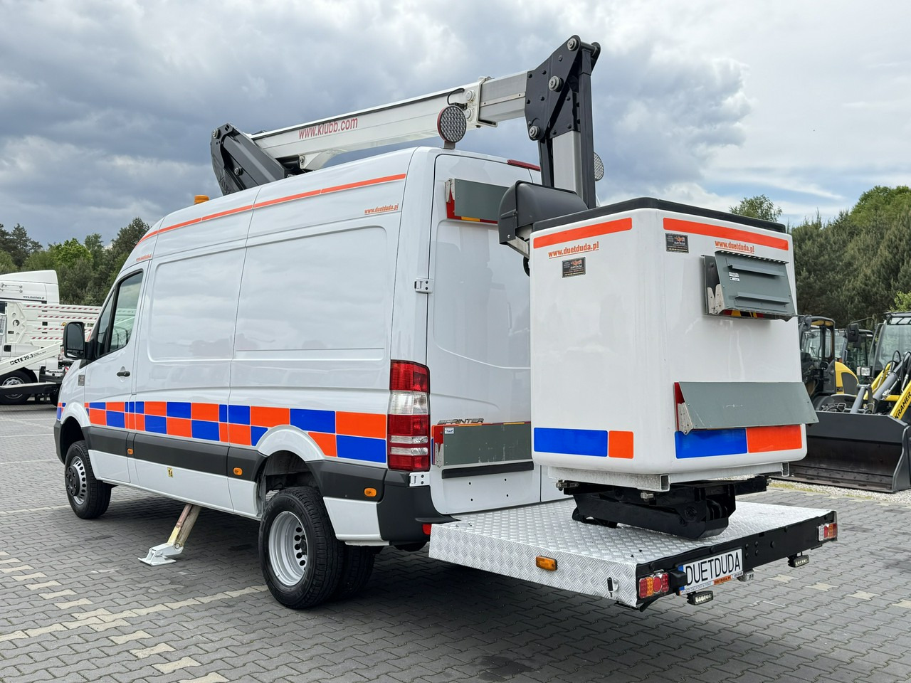 Autoplošina Mercedes Sprinter Zwyżka Podnośnik Koszowy KLUBB K42P UDT WUMAG GSR: obrázek 21