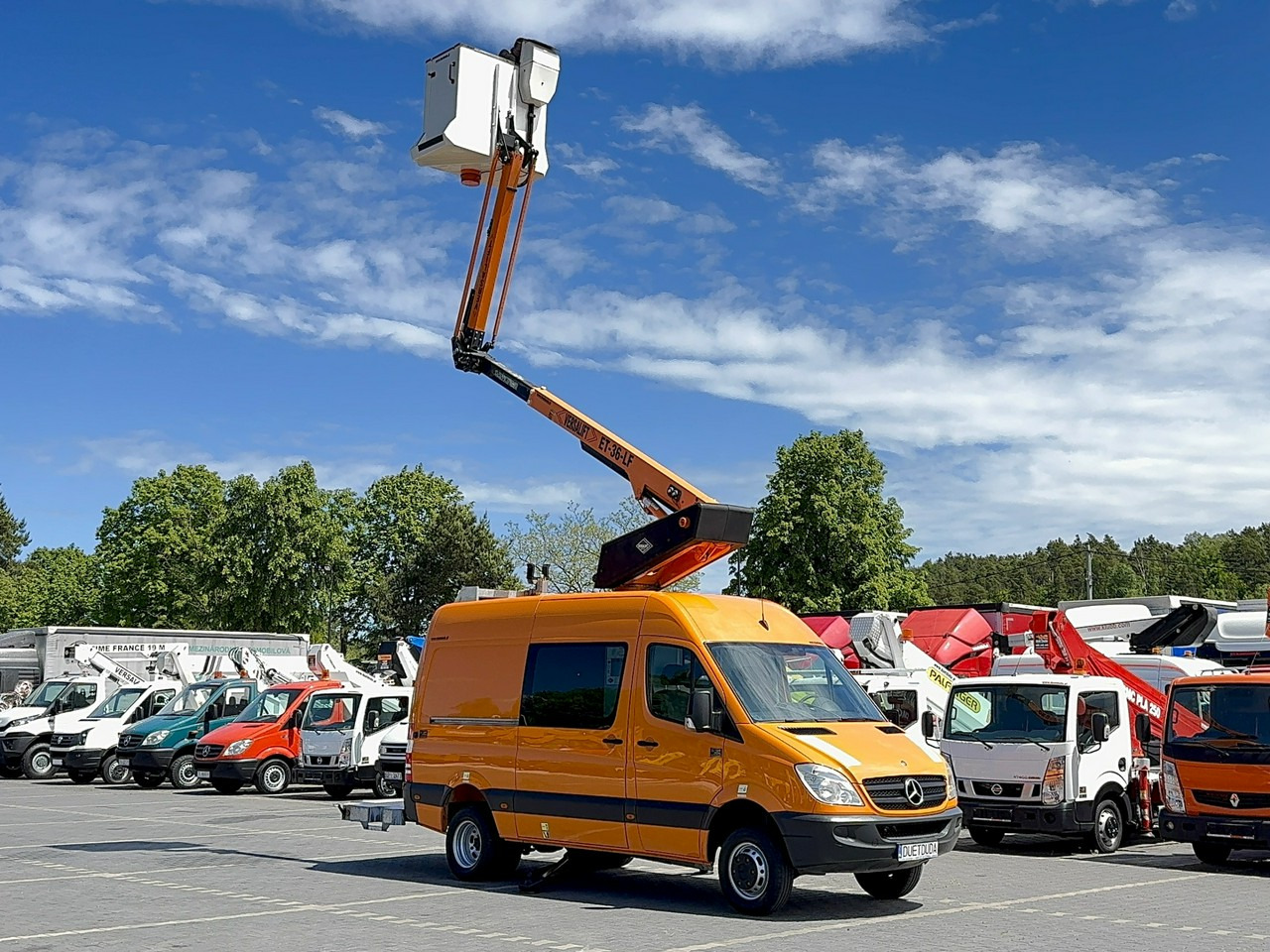 Mercedes Sprinter Zwyżka Podnośnik Koszowy VERSALIFT KLUBB ET-36-LF UDT - Autoplošina: obrázek 1 Mercedes Sprinter Zwyżka Podnośnik Koszowy VERSALIFT KLUBB ET-36-LF UDT - Autoplošina: obrázek 1