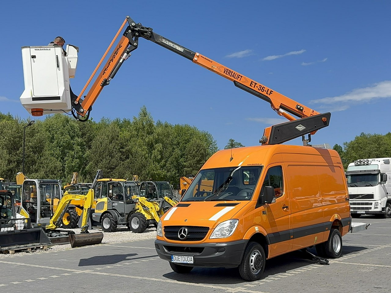 Mercedes Sprinter Zwyżka Podnośnik Koszowy VERSALIFT KLUBB ET-36-LF UDT - Autoplošina: obrázek 4 Mercedes Sprinter Zwyżka Podnośnik Koszowy VERSALIFT KLUBB ET-36-LF UDT - Autoplošina: obrázek 4