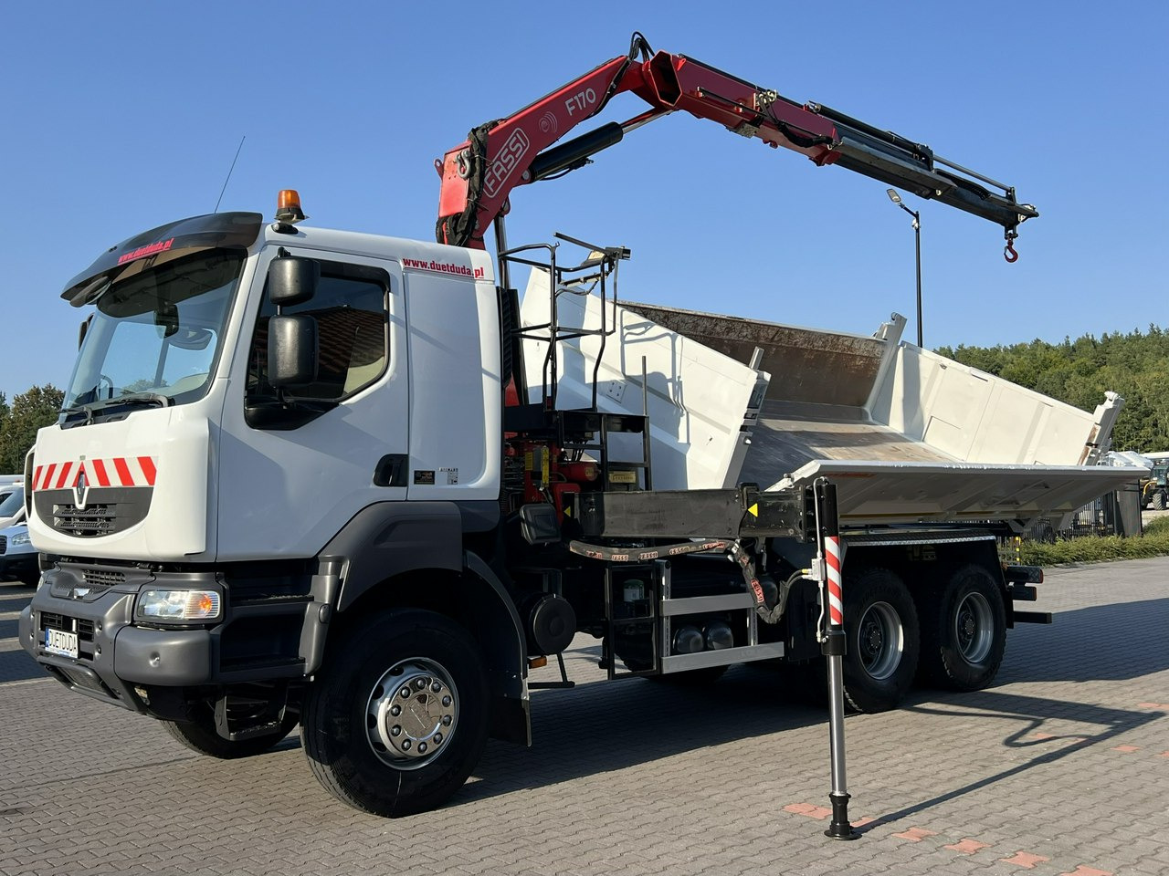 Renault Kerax 26.390 6x4 Mocny HDS FASSI F170 Sterowanie Radiowe - Sklápěč, Auto s hydraulickou rukou: obrázek 1 Renault Kerax 26.390 6x4 Mocny HDS FASSI F170 Sterowanie Radiowe - Sklápěč, Auto s hydraulickou rukou: obrázek 1