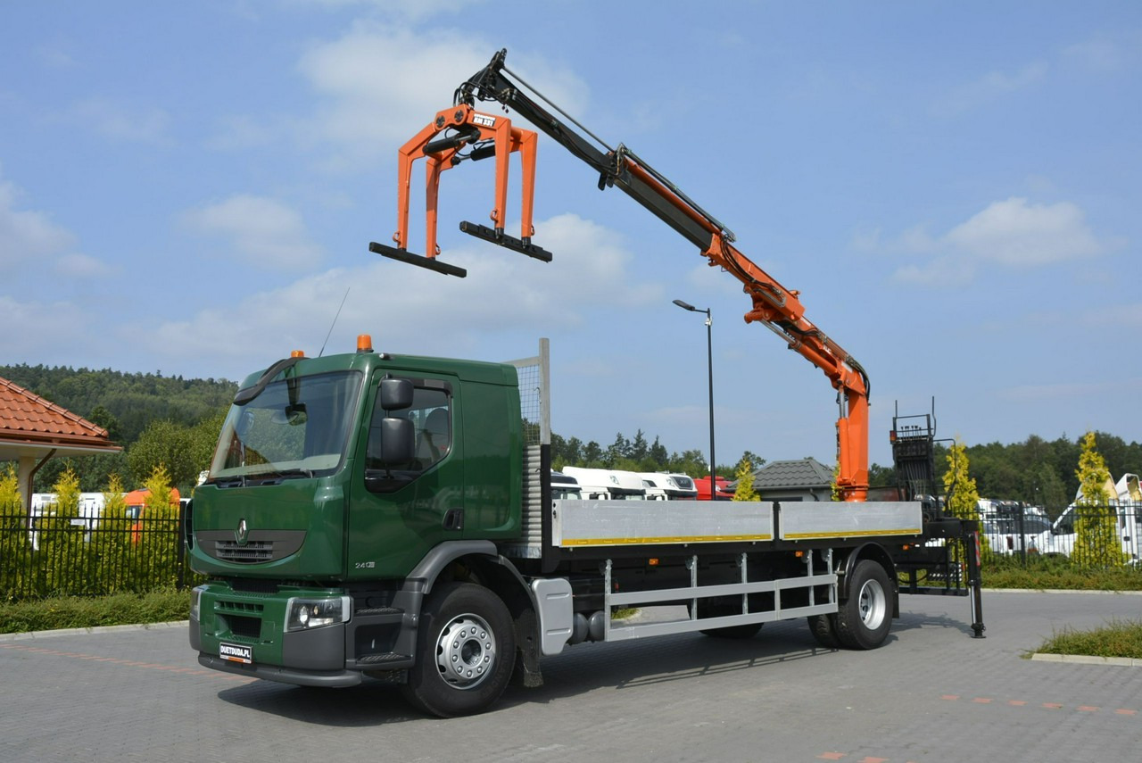 Renault Premium 180.240DXI długość Skrzyni-6.820cm + HDS TEREX TLC 92.2 - Nákladní automobil valníkový/ Plošinový, Auto s hydraulickou rukou: obrázek 1 Renault Premium 180.240DXI długość Skrzyni-6.820cm + HDS TEREX TLC 92.2 - Nákladní automobil valníkový/ Plošinový, Auto s hydraulickou rukou: obrázek 1