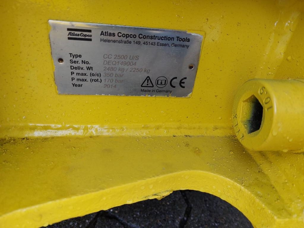 Atlas Copco CC2500 - Demoliční nůžky: obrázek 3 Atlas Copco CC2500 - Demoliční nůžky: obrázek 3