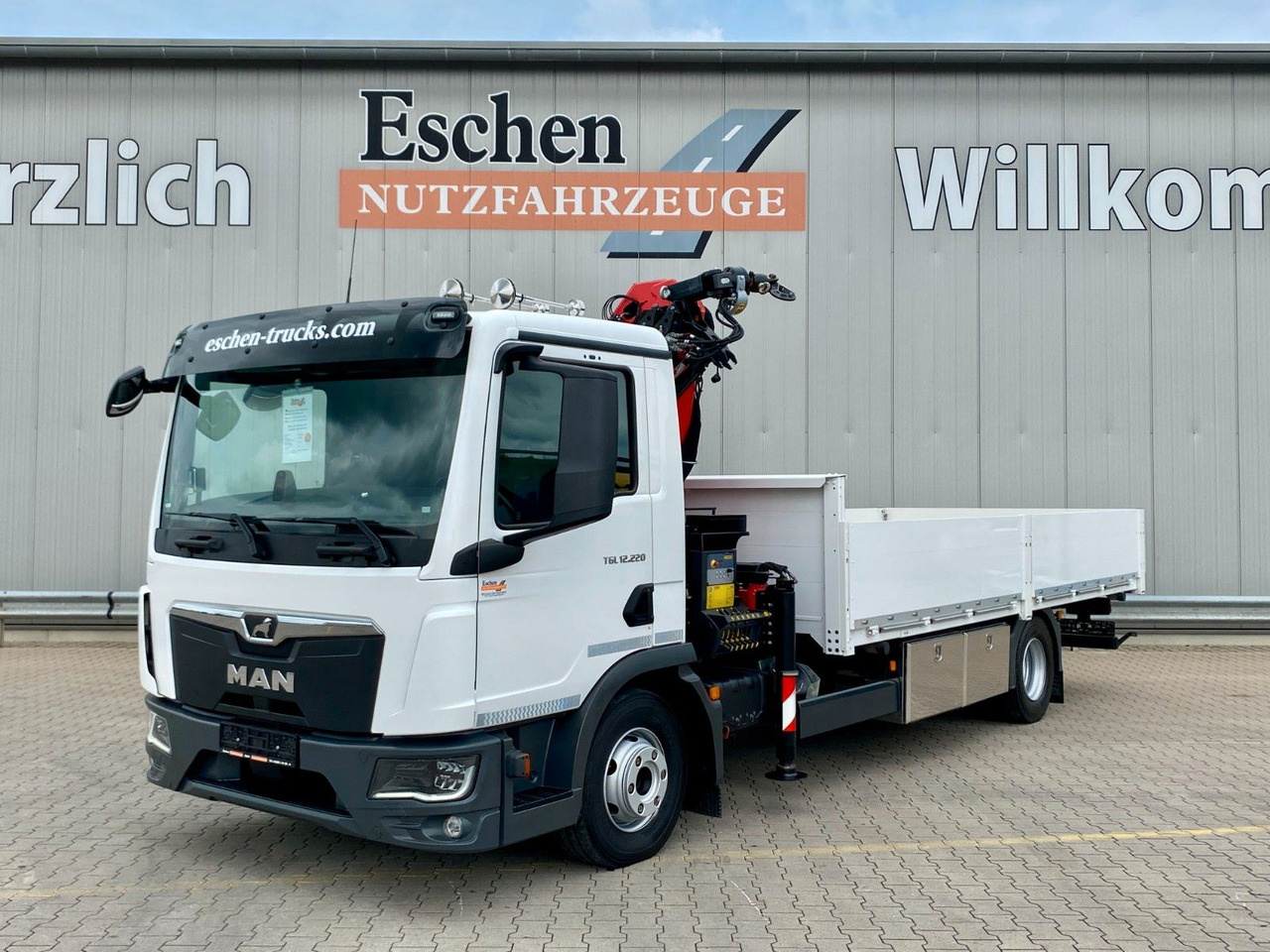 MAN TGL 12.220 | Palfinger PK 9.501*5+6. Kreis*Navi - Nákladní automobil valníkový/ Plošinový, Auto s hydraulickou rukou: obrázek 1 MAN TGL 12.220 | Palfinger PK 9.501*5+6. Kreis*Navi - Nákladní automobil valníkový/ Plošinový, Auto s hydraulickou rukou: obrázek 1