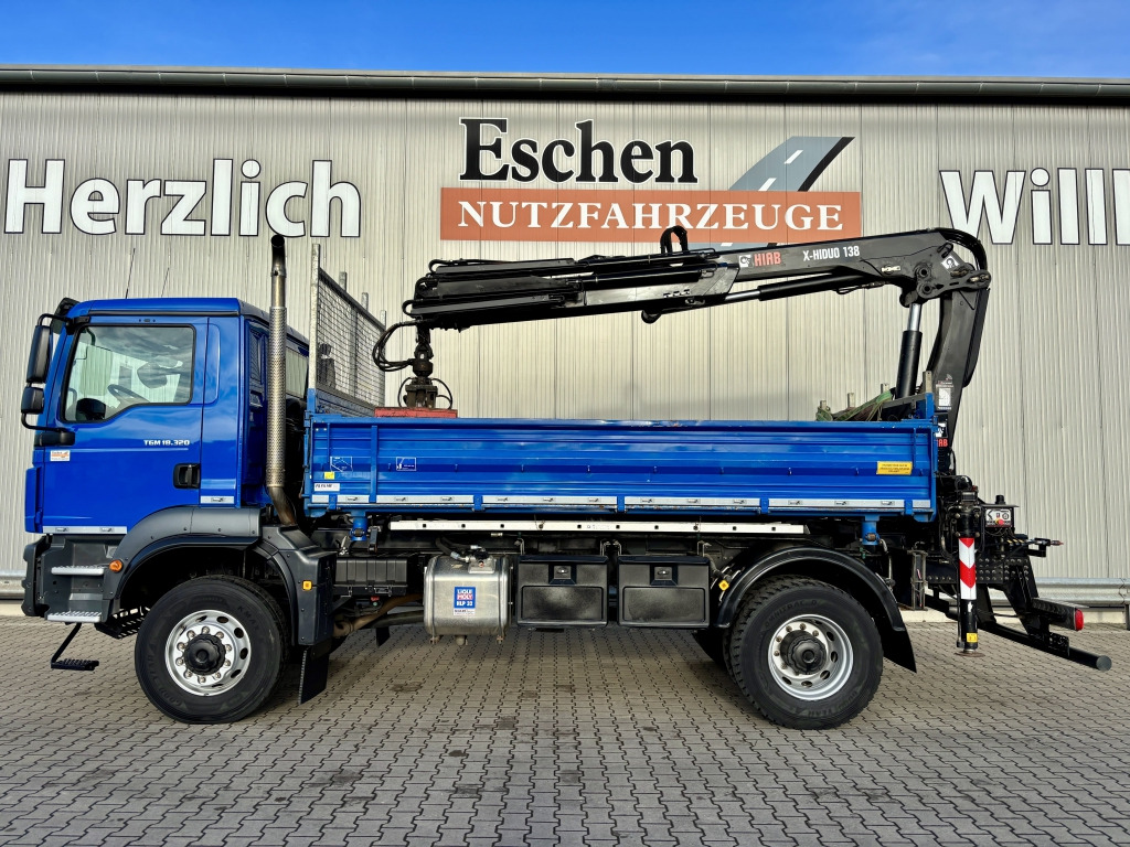 MAN TGM 18.320 4x4 BB / HIAB X-HIDUO-Kran - Sklápěč, Auto s hydraulickou rukou: obrázek 2 MAN TGM 18.320 4x4 BB / HIAB X-HIDUO-Kran - Sklápěč, Auto s hydraulickou rukou: obrázek 2