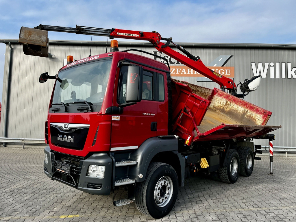 MAN TGS 26.460 6x4 BB / Palfinger M12L83 Kran - Sklápěč, Auto s hydraulickou rukou: obrázek 1 MAN TGS 26.460 6x4 BB / Palfinger M12L83 Kran - Sklápěč, Auto s hydraulickou rukou: obrázek 1