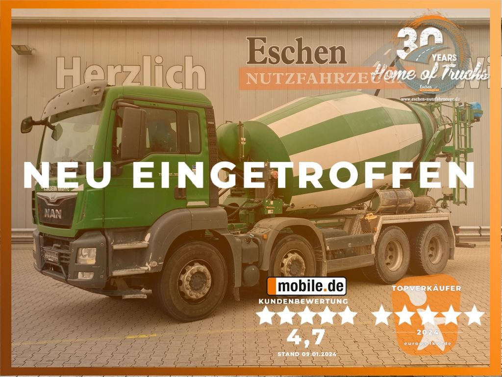 MAN TGS 32.360 8x4 BB | 9m³ Stetter*Navi*HU 06/2026 - Autodomíchávač: obrázek 1 MAN TGS 32.360 8x4 BB | 9m³ Stetter*Navi*HU 06/2026 - Autodomíchávač: obrázek 1