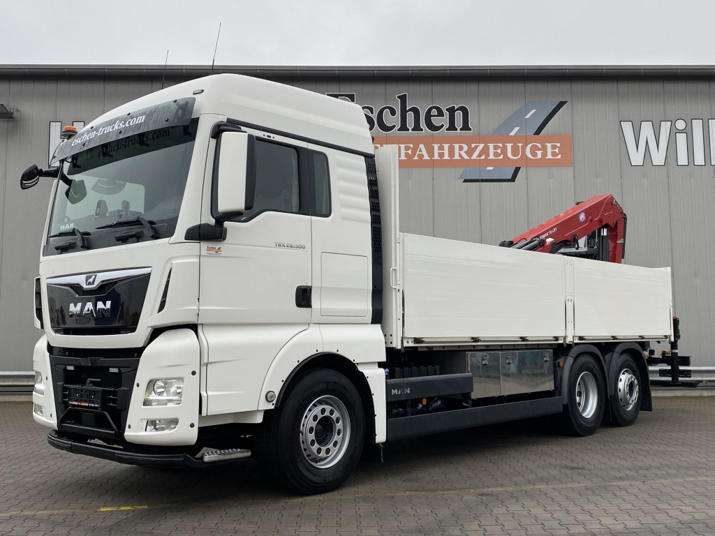 MAN TGX 26.500 6x2-4 LL / HMF 2110 L-MC Kran - Nákladní automobil valníkový/ Plošinový, Auto s hydraulickou rukou: obrázek 1 MAN TGX 26.500 6x2-4 LL / HMF 2110 L-MC Kran - Nákladní automobil valníkový/ Plošinový, Auto s hydraulickou rukou: obrázek 1