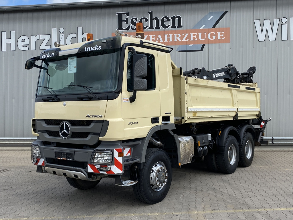 Mercedes-Benz 3344 AK 6x6 / Jonsered 1020 Kran - Sklápěč, Auto s hydraulickou rukou: obrázek 2 Mercedes-Benz 3344 AK 6x6 / Jonsered 1020 Kran - Sklápěč, Auto s hydraulickou rukou: obrázek 2