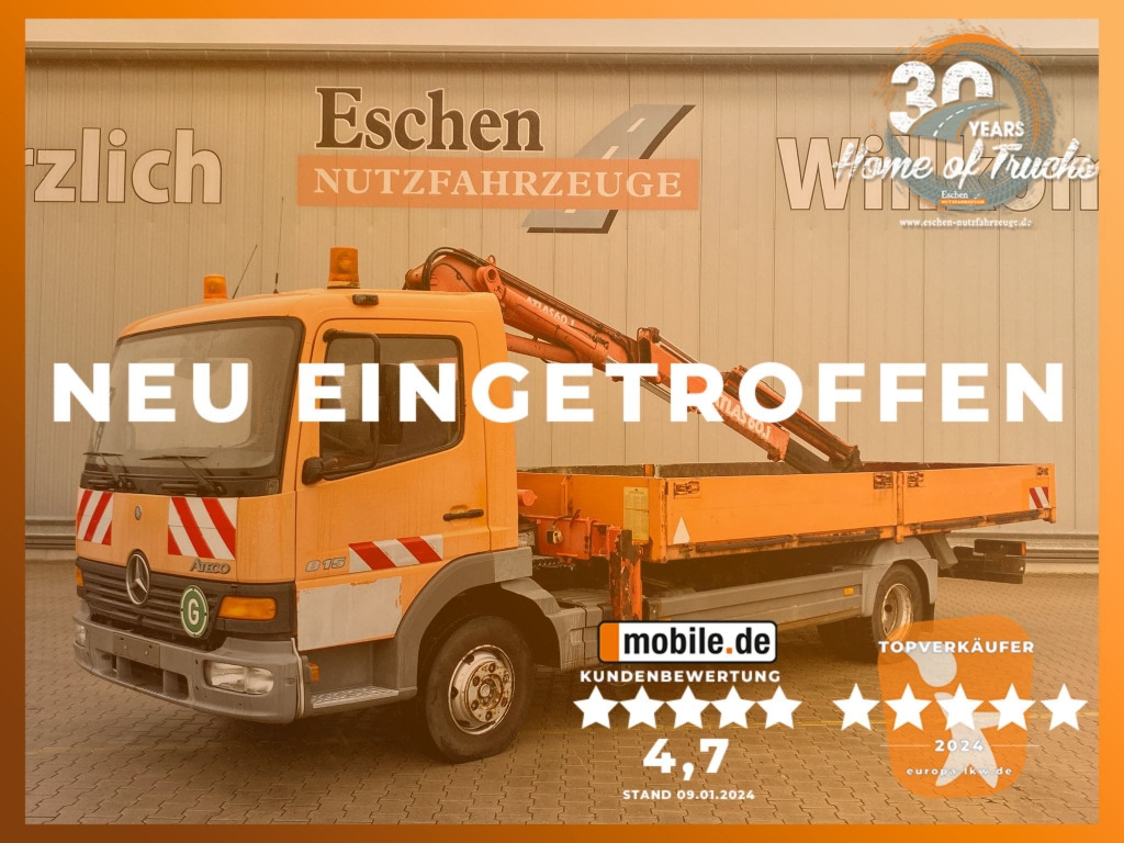 Mercedes-Benz 815 / Atlas-Faltkran - Nákladní automobil valníkový/ Plošinový, Auto s hydraulickou rukou: obrázek 1 Mercedes-Benz 815 / Atlas-Faltkran - Nákladní automobil valníkový/ Plošinový, Auto s hydraulickou rukou: obrázek 1