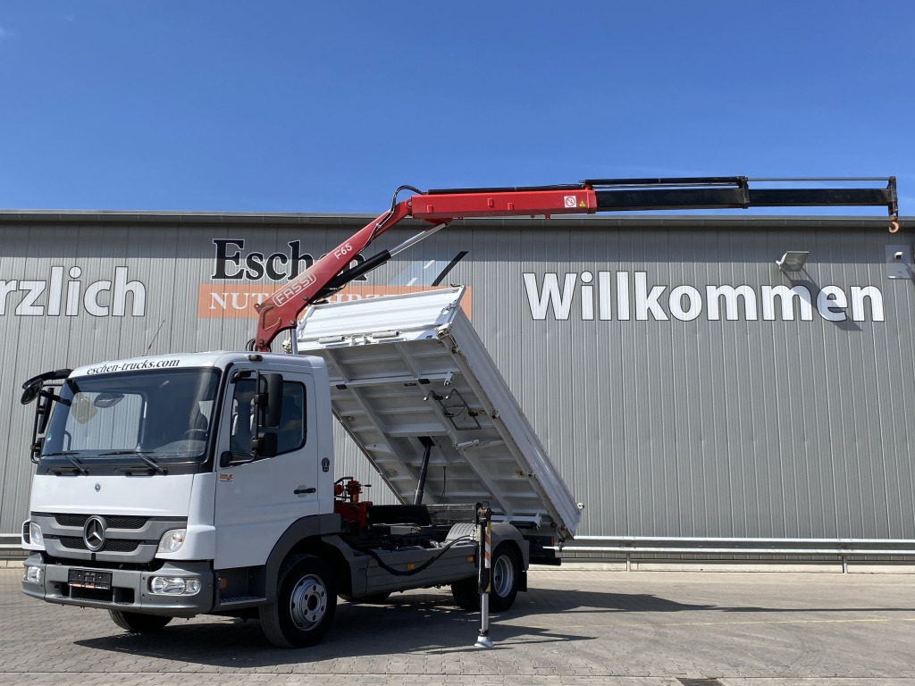 Mercedes-Benz 818 K Atego / Fassi F65 A Kran - Sklápěč, Auto s hydraulickou rukou: obrázek 1 Mercedes-Benz 818 K Atego / Fassi F65 A Kran - Sklápěč, Auto s hydraulickou rukou: obrázek 1