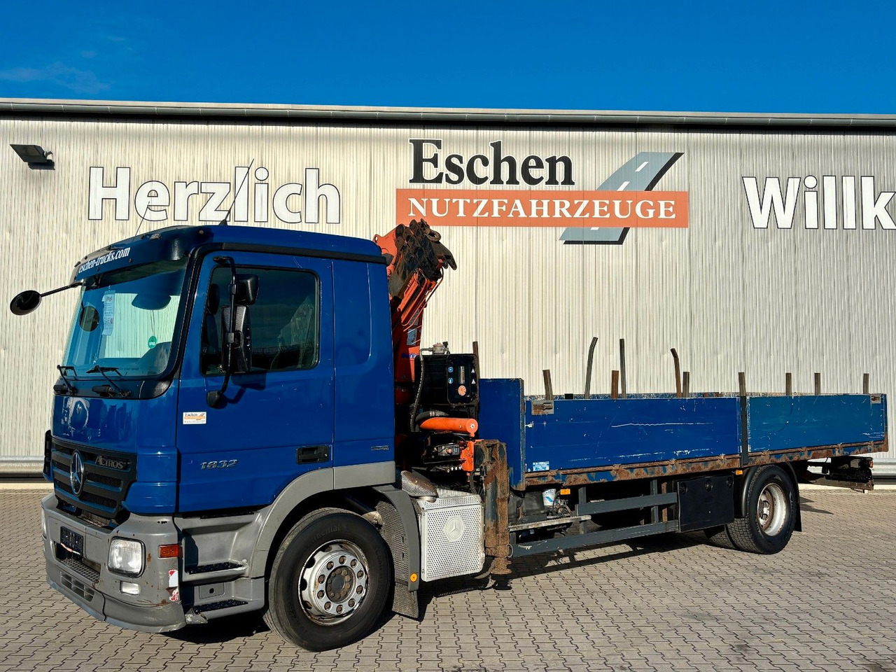 Mercedes-Benz Actros 1832 I Terex 85.2A3*9,10m*Telligent*Klima - Nákladní automobil valníkový/ Plošinový, Auto s hydraulickou rukou: obrázek 1 Mercedes-Benz Actros 1832 I Terex 85.2A3*9,10m*Telligent*Klima - Nákladní automobil valníkový/ Plošinový, Auto s hydraulickou rukou: obrázek 1