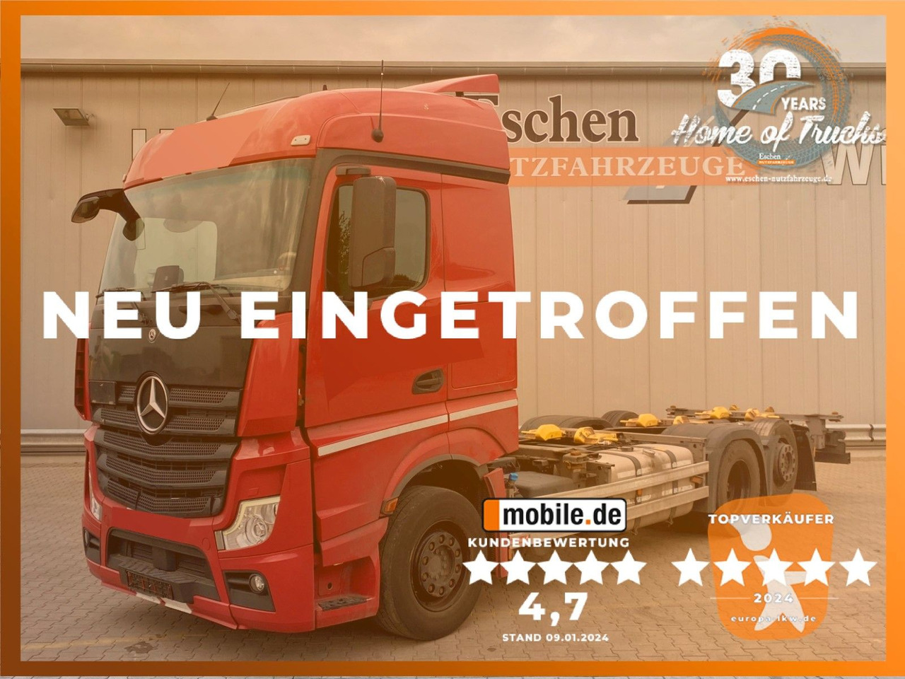 Mercedes-Benz Actros 2546 LL 6x2 | SDG-Multi*Retarder*Navi*AHK - Kontejnérový podvozek/ Výměnná nástavba: obrázek 1 Mercedes-Benz Actros 2546 LL 6x2 | SDG-Multi*Retarder*Navi*AHK - Kontejnérový podvozek/ Výměnná nástavba: obrázek 1