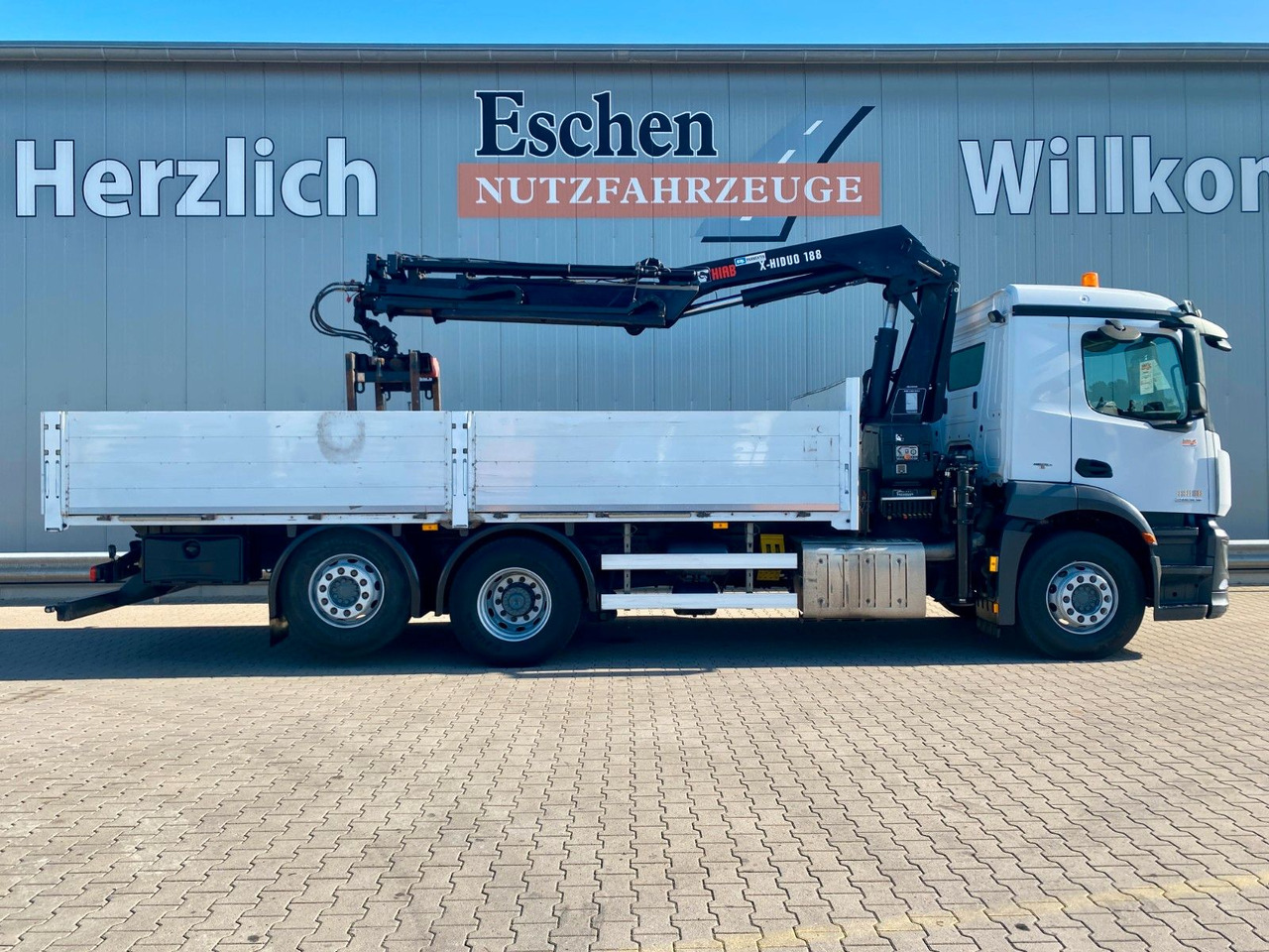 Nákladní automobil valníkový/ Plošinový, Auto s hydraulickou rukou Mercedes-Benz Antos 2533 6x2 | X-HIDUO 188/ES-3*AHK*5+6.Kreis: obrázek 7