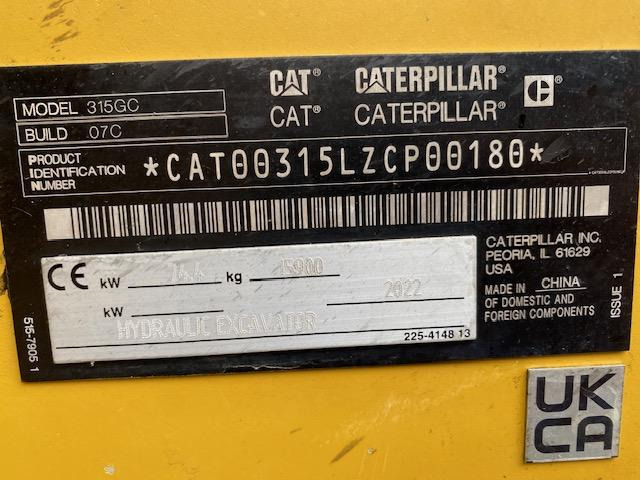 Cat 315 GC - Pásové rýpadlo: obrázek 5 Cat 315 GC - Pásové rýpadlo: obrázek 5