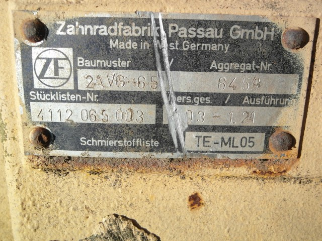 Zettelmeyer ZL 502 - 602 - Náprava a díly pro Stavební technika: obrázek 5 Zettelmeyer ZL 502 - 602 - Náprava a díly pro Stavební technika: obrázek 5