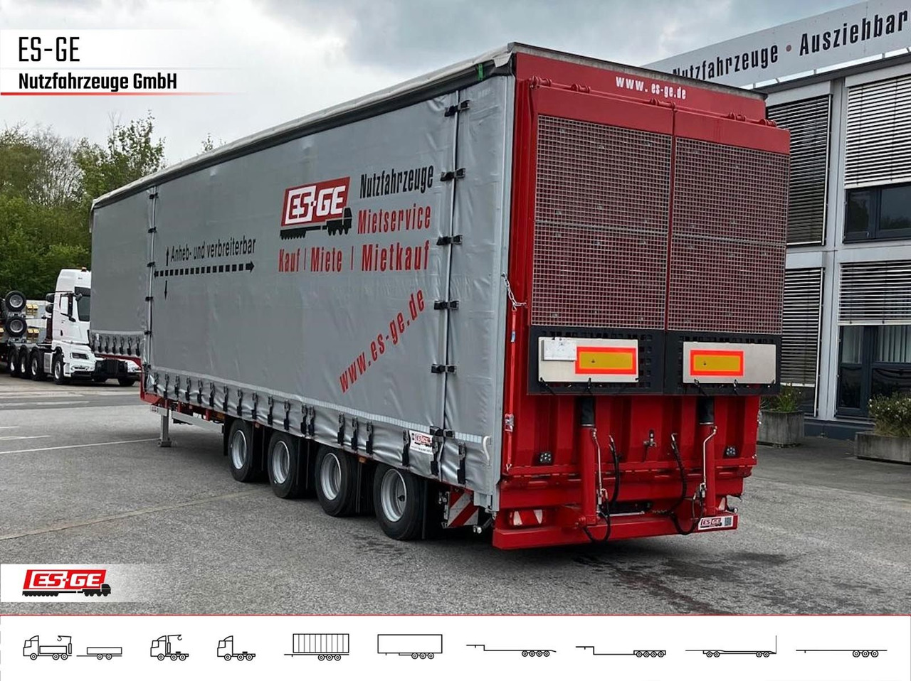 Dinkel 4-Achs-Jumbotieflader - doppelte Rampen Dinkel 4-Achs-Jumbotieflader - doppelte Rampen - Podvalníkový návěs: obrázek 1 Dinkel 4-Achs-Jumbotieflader - doppelte Rampen Dinkel 4-Achs-Jumbotieflader - doppelte Rampen - Podvalníkový návěs: obrázek 1