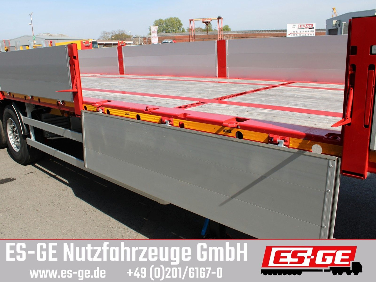 ES-GE 3-Achs Sattelanhänger -Bordwände - Návěs valník/ Plato: obrázek 3 ES-GE 3-Achs Sattelanhänger -Bordwände - Návěs valník/ Plato: obrázek 3