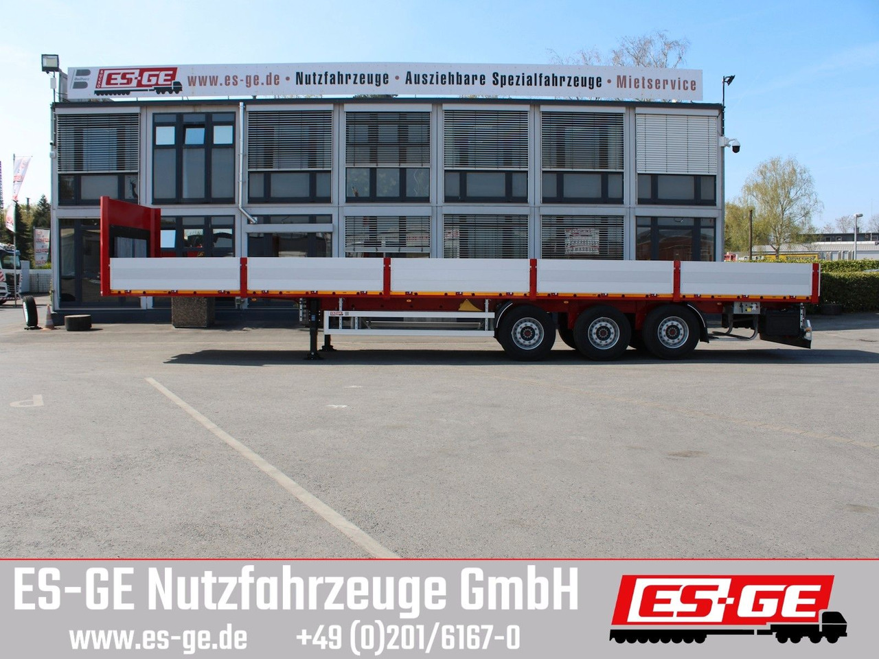 ES-GE 3-Achs Sattelanhänger -Bordwände - Návěs valník/ Plato: obrázek 2 ES-GE 3-Achs Sattelanhänger -Bordwände - Návěs valník/ Plato: obrázek 2