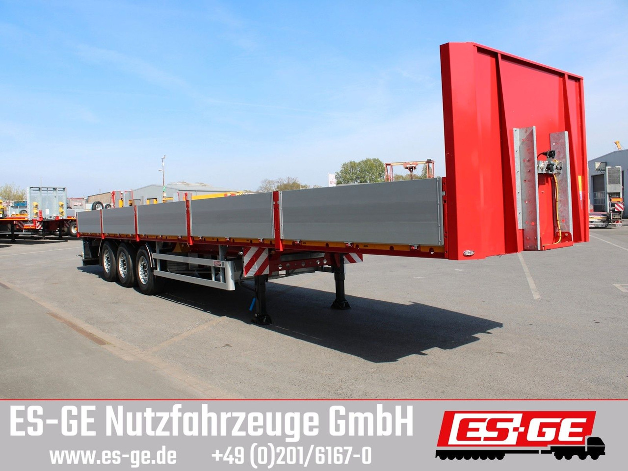 ES-GE 3-Achs Sattelanhänger -Bordwände - Návěs valník/ Plato: obrázek 1 ES-GE 3-Achs Sattelanhänger -Bordwände - Návěs valník/ Plato: obrázek 1
