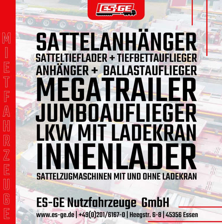 ES-GE 3-Achs Sattelanhänger - Rungen + CV - Návěs valník/ Plato: obrázek 5 ES-GE 3-Achs Sattelanhänger - Rungen + CV - Návěs valník/ Plato: obrázek 5